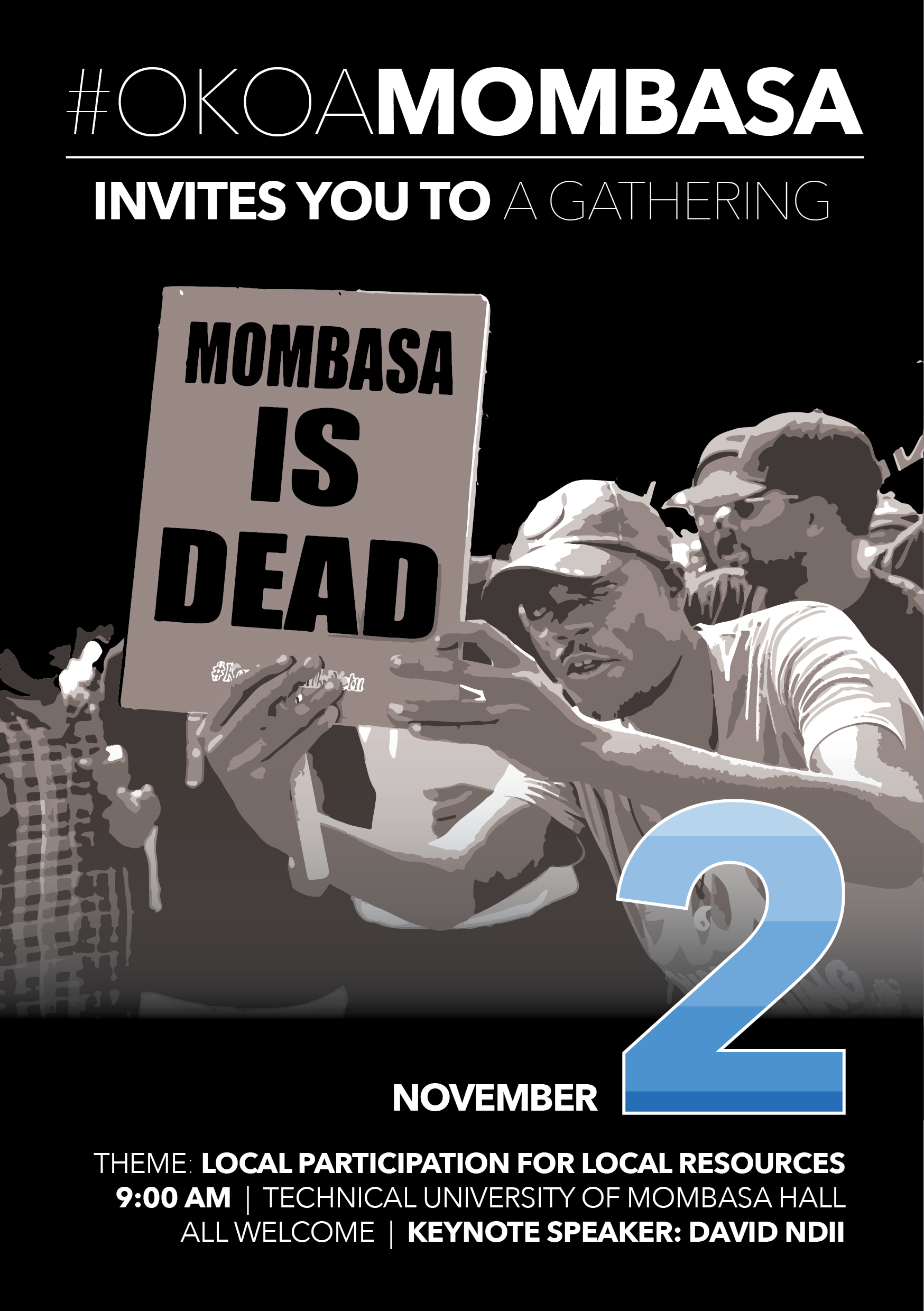 Launch of the Okoa Mombasa Coalition on 2 November 2019