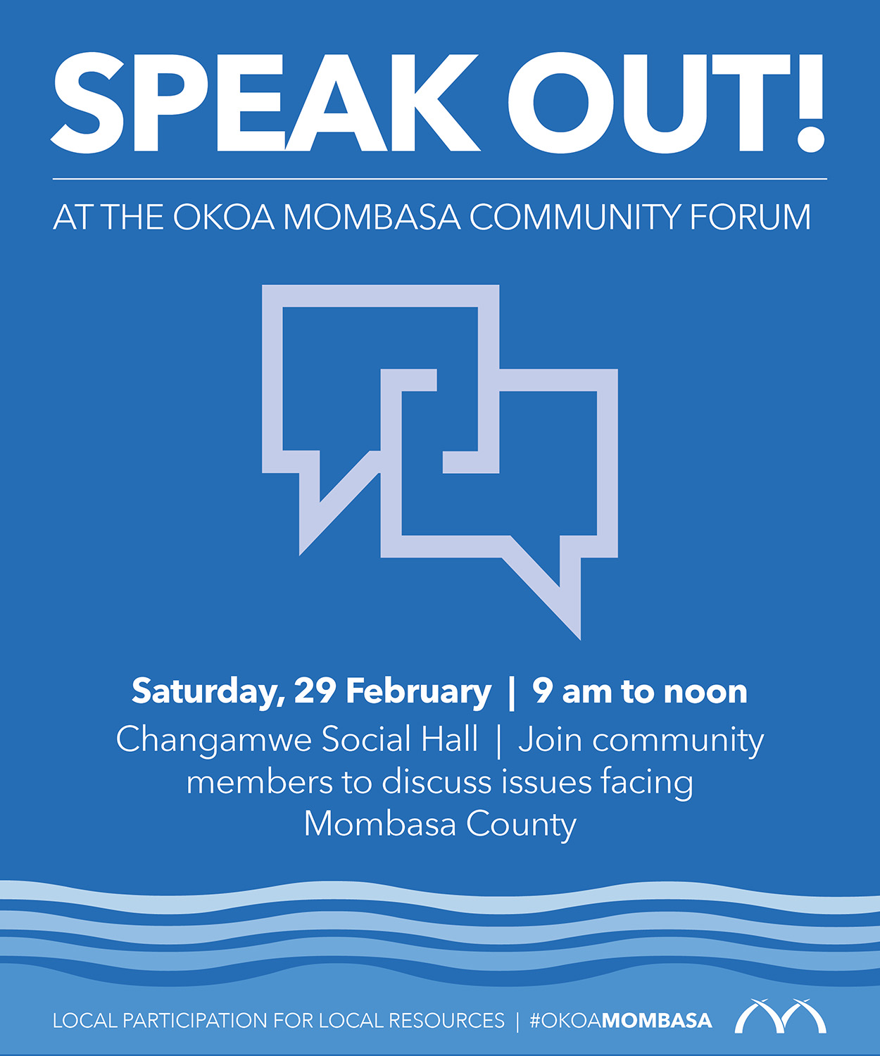 Speak Out at the Okoa Mombasa Community Forum